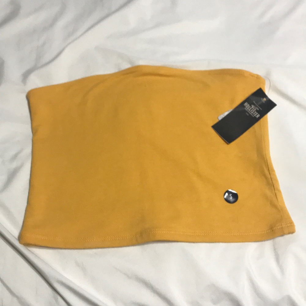yellow tube top